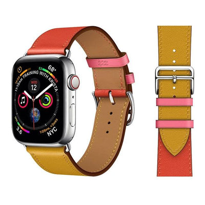 Urban Style Leather Band For Apple Watch
